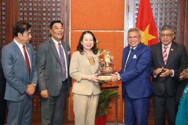 नेपाल चेम्बर अफ कमर्सद्वारा उपराष्ट्रपति सुआनसँग छलफल