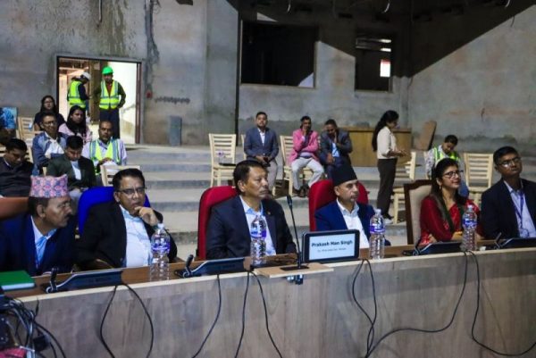 नयाँ संसद भवनको कन्फ्रेन्सिङ सिस्टमको परीक्षण र डेमो प्रदर्शन