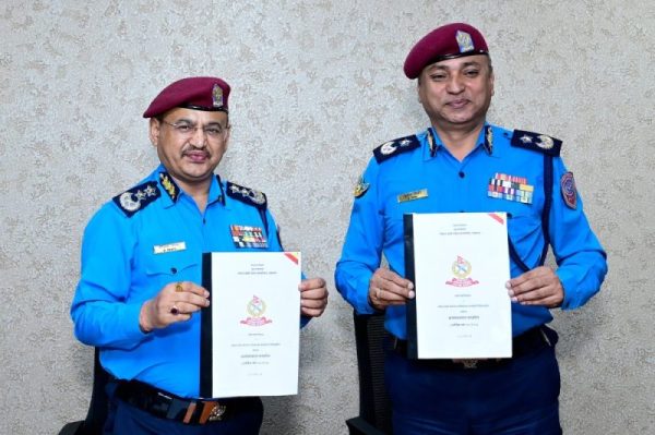 प्रहरी महानिरीक्षकसहित प्रहरी उच्चअधिकारीबीच कार्यसम्पादन सम्झौता