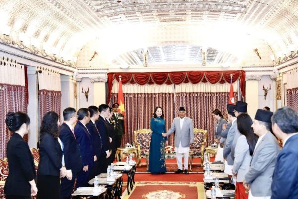 राष्ट्रपति पौडेलसँग उपराष्ट्रपति सुआनको शिष्टाचार भेट