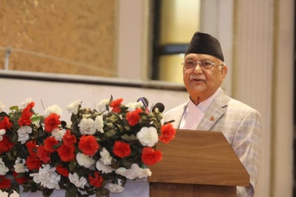 कांग्रेसले सरकार ढाल्न लाग्यो भन्ने  कथा कति सुन्नु, कान टट्याइसक्योः प्रधानमन्त्री ओली