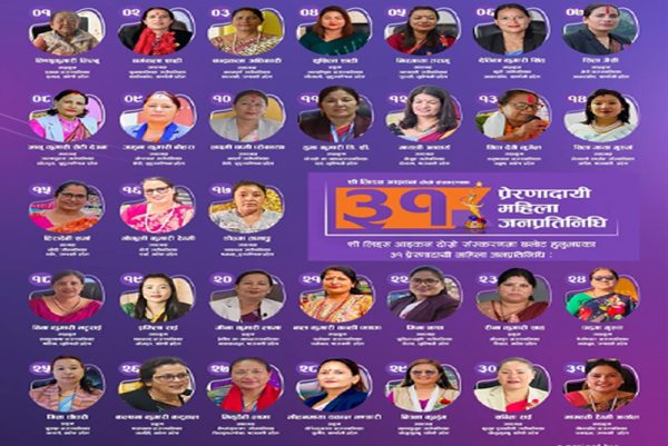 स्थानीय तहका ३१ महिला जनप्रतिनिधि प्रेरणादायी सूचीमा