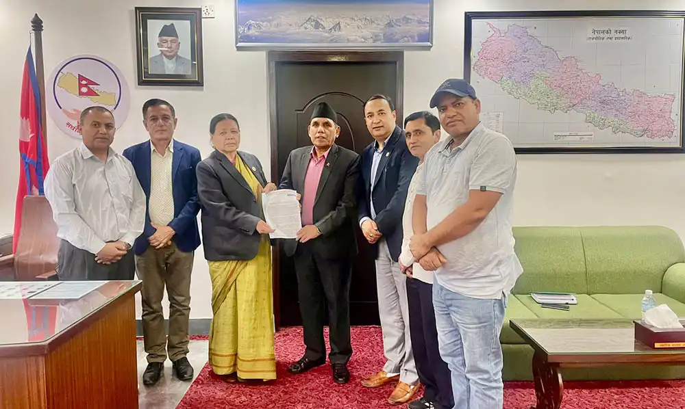 विद्यालय शिक्षा विधेयकका केही प्रावधान सच्याउन माग गर्दै एनप्याब्सनद्वारा राष्ट्रियसभा अध्यक्षको ध्यानाकर्षण