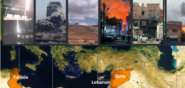 पछिल्लो ७२ घण्टामा इजरायलद्वारा ६ मुलुकमाथि आक्रमण