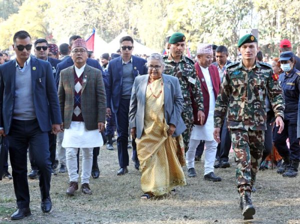 राप्रपाको जलपान कार्यक्रममा प्रधानमन्त्री