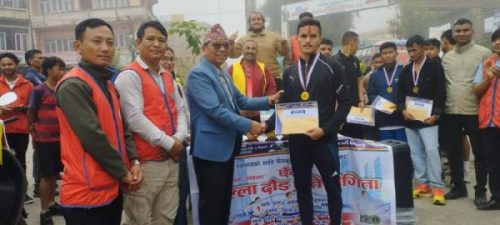 छैटौँ खुला दौड प्रतियोगिताको उपाधि नेपाली सेनाका कमललाई