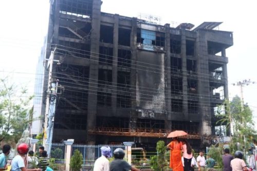 विराटनगरस्थित भाटभटेनी सुपरमार्केटमा जलेको अवस्थामा शव फेला