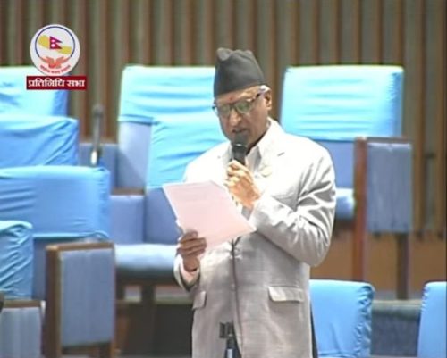 चिनियाँ विदेश मन्त्रालयको विज्ञप्तिमा जीएसआईको विषय उल्लेख  भएकोबारे सरकारले स्पष्ट पार्नुपर्छः सांसद बडू