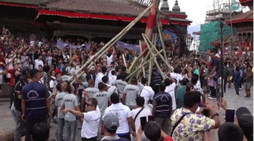 काठमाडौं उपत्यकामा इन्द्रजात्रा सुरू