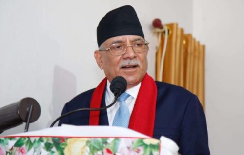 दलाल पुँजीवादको प्रतिनिधित्व अहिले कांग्रेस र एमालेले गरिरहेका छन्ः प्रचण्ड