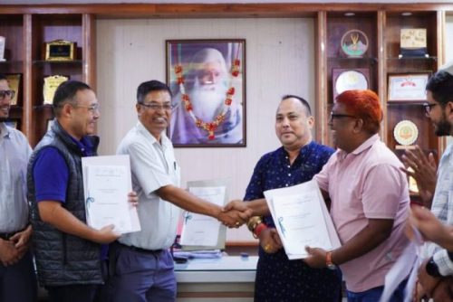 वीरगञ्जमा फोहर प्रशोधन प्लान्ट निर्माणका लागि त्रिपक्षीय सम्झौता