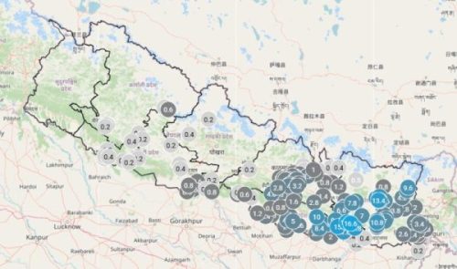 ‘मोन्था’ चक्रवातका कारण देशभर वर्षा