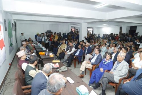 नेपाली कांग्रेसको केन्द्रीय कार्यसमिति बैठक बस्दै