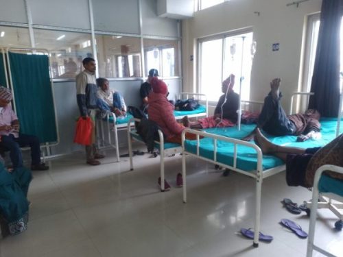 क्यान्सर अस्पतालमा शय्या पाउनै कठिन