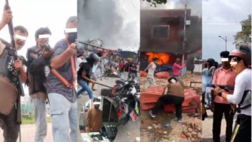 प्रहरी कार्यालयमा आगजनी, तोडफोड तथा चोरीमा संलग्न रहेको आरोपमा १५ जना पक्राउ