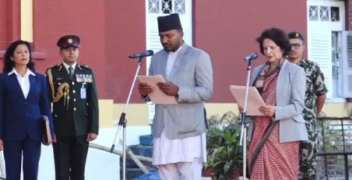 नवनियुक्त दुई मन्त्रीले लिए पद तथा गोपनीयताको शपथ