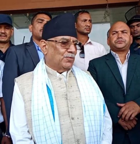 तोकिएकै समयमा निर्वाचन हुनुपर्छः प्रचण्ड
