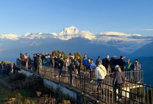 नोभेम्बरमा भित्रिए एक लाख १६ हजार विदेशी पर्यटक