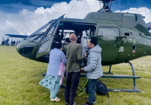 भोजपुरबाट सुत्केरी र शिशुको उद्धार