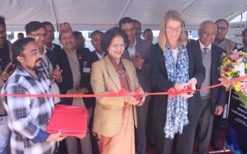 डब्लुएचओद्वारा निर्मित ‘प्रिफ्याब’ भवन स्वास्थ्य मन्त्रालयलाई हस्तान्तरण