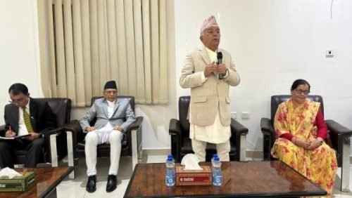 फागुन २१ को निर्वाचन नेपालको विकास र भाग्यका लागि महत्वपूर्णः राष्ट्रपति पौडेल