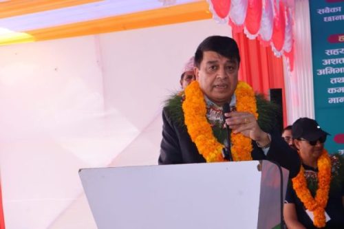 धर्मसँग मानवीय भावनालाई जोडौँः अध्यक्ष ढकाल