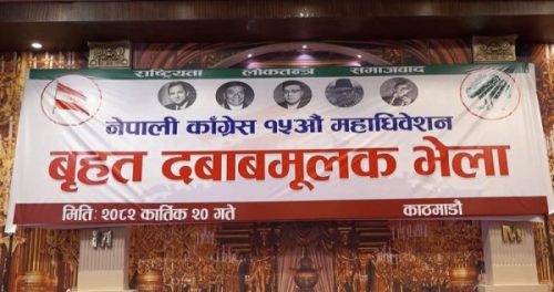 नियमित महाधिवेशन गर्न कांग्रेस संस्थापन पक्षको माग