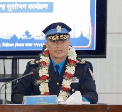 सुरक्षा प्रतिकुलतामा पनि कुनै सुरक्षा रिक्तता हुन नदिने नवनियुक्त प्रहरी महानिरीक्षक कार्कीको प्रतिबद्धता