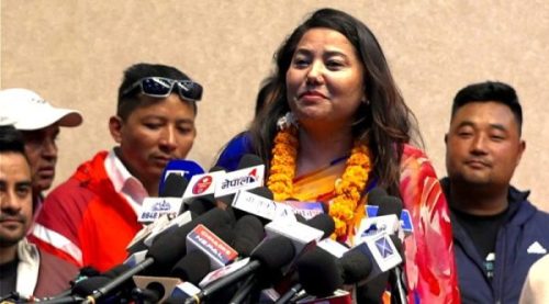 जेनजी युवालाई एमालेमा सामेल हुन रामकुमारी झाँक्रीको आह्वान