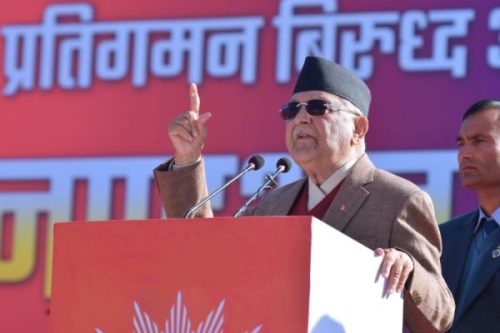 सरकारले सेना, प्रहरी, कर्मचारी सबैलाई एमाले देख्न थालेको छः अध्यक्ष ओली