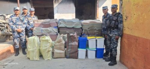 राजस्व चुहावट नियन्त्रणमा सशक्त बन्दै पर्साको सशस्त्र प्रहरी