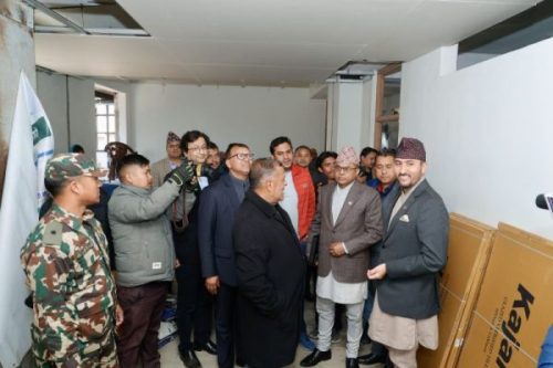 सरकारले गर्यो जेनजी आन्दोलनमा आगजनी भएको कांग्रेस पार्टी कार्यालयको अनुगमन