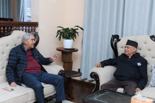 ओली र देउवाबीच अर्थपूर्ण भेट
