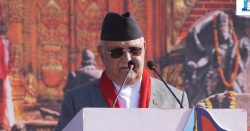 नेकपा एमाले अजम्बरी छः अध्यक्ष ओली