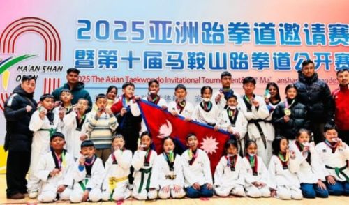 तेक्वान्दोमा चार स्वर्णसहित  नेपाललाई २६ पदक