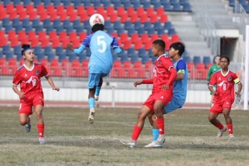 साफ महिला च्याम्पियनसिपमा भारतसँग नेपाल पराजित