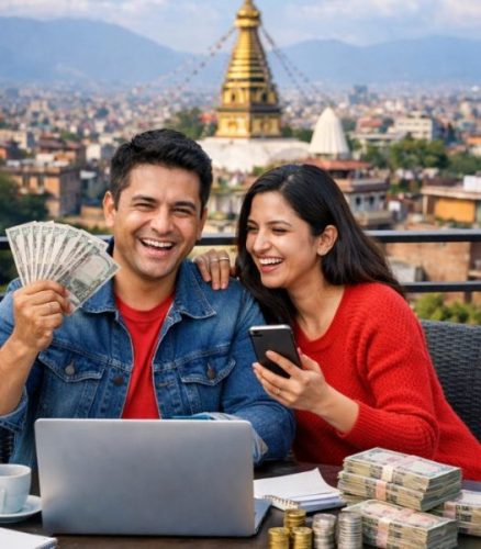 नेपालमा २७ देखि ४६ वर्ष उमेर समूहका व्यक्तिको औसत खर्चभन्दा आम्दानी बढी