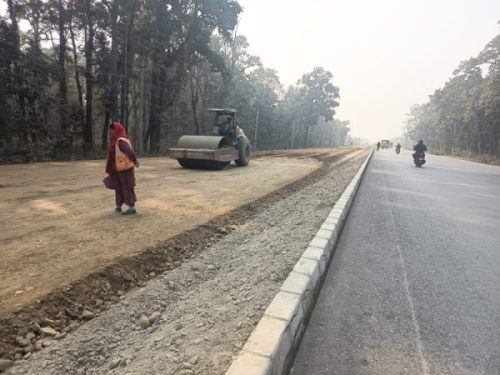 ‘एसियन हाइवे’ निर्माण दुई वर्षमा ३५ प्रतिशत