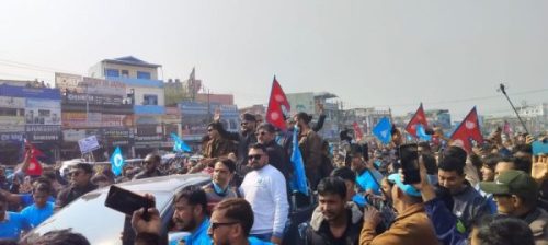 झापा-५ मा बालेनको उम्मेदवारी दर्ता