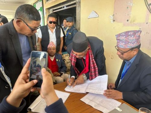 पूर्वसभामुख घिमिरे र पूर्वउपसभामुख रानाद्वारा उम्मेदवारी मनोनयन दर्ता