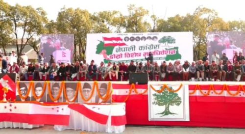 कांग्रेसको विशेष महाधिवेशन(फोटोफिचर)