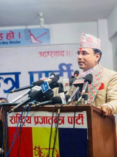 राप्रपा प्रवेश गरेका स्वागत नेपाल झापा-२ को उम्मेदवार