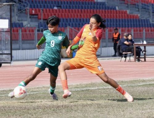 साफ महिला च्याम्पियनसिपमा बङ्गलादेशसँग भारत पराजित
