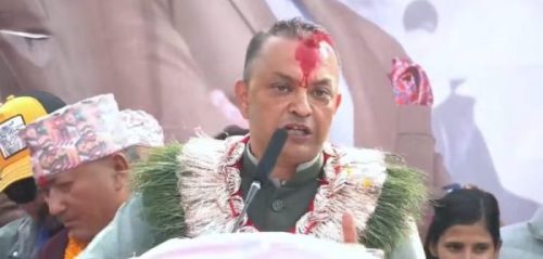 गगन थापाद्वारा पार्टी सभापतिबाट राजीनामा