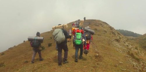 मनोरम दृश्य एकै यात्रामा अवलोकन गर्न सकिने भोजपुरको मुन्दुम पदमार्ग