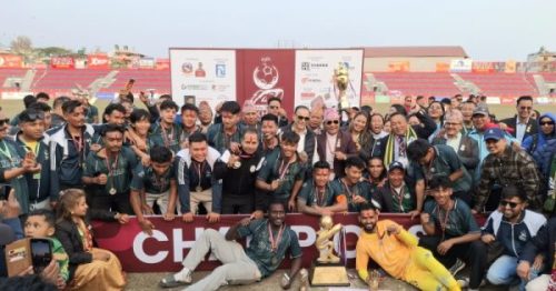आहा रारा पोखरा गोल्डकपको उपाधि सहारालाई