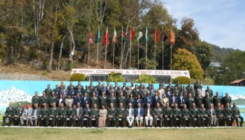 शवपुरीस्थित सैनिक कमाण्ड तथा स्टाफ कलेजमा राष्ट्रिय सुरक्षा तालिम सुरु
