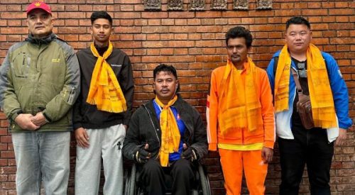 पारा एथेटिक्स टोली भारत प्रस्थान
