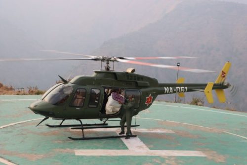 आठ जिल्लामा हेलिकप्टरमार्फत मतपेटिका ढुवानी