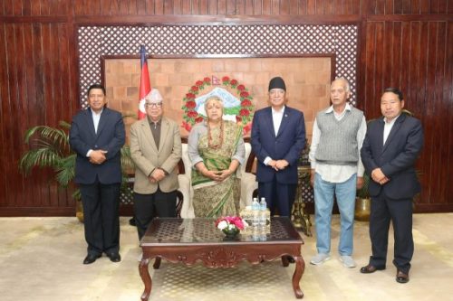 निर्वाचन सफल पार्न सहयोग गरेको भन्दै नेकपाका नेतालाई प्रधानमन्त्रीले दिइन् धन्यवाद